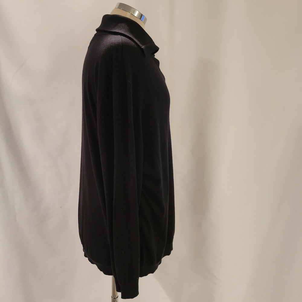 Ralph Lauren 3X Black Pullover Sweater w/Blk&Wht Inset Neckline NWT - Picture 7 of 11